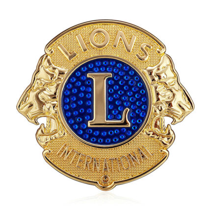 Premium 3D Lion Emblem Badg