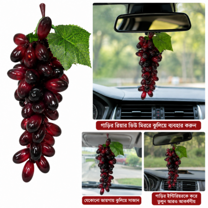 Realistic Artificial Grape Hanging Decoration