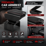 Premium Universal Car Armrest Console Box - Image 2