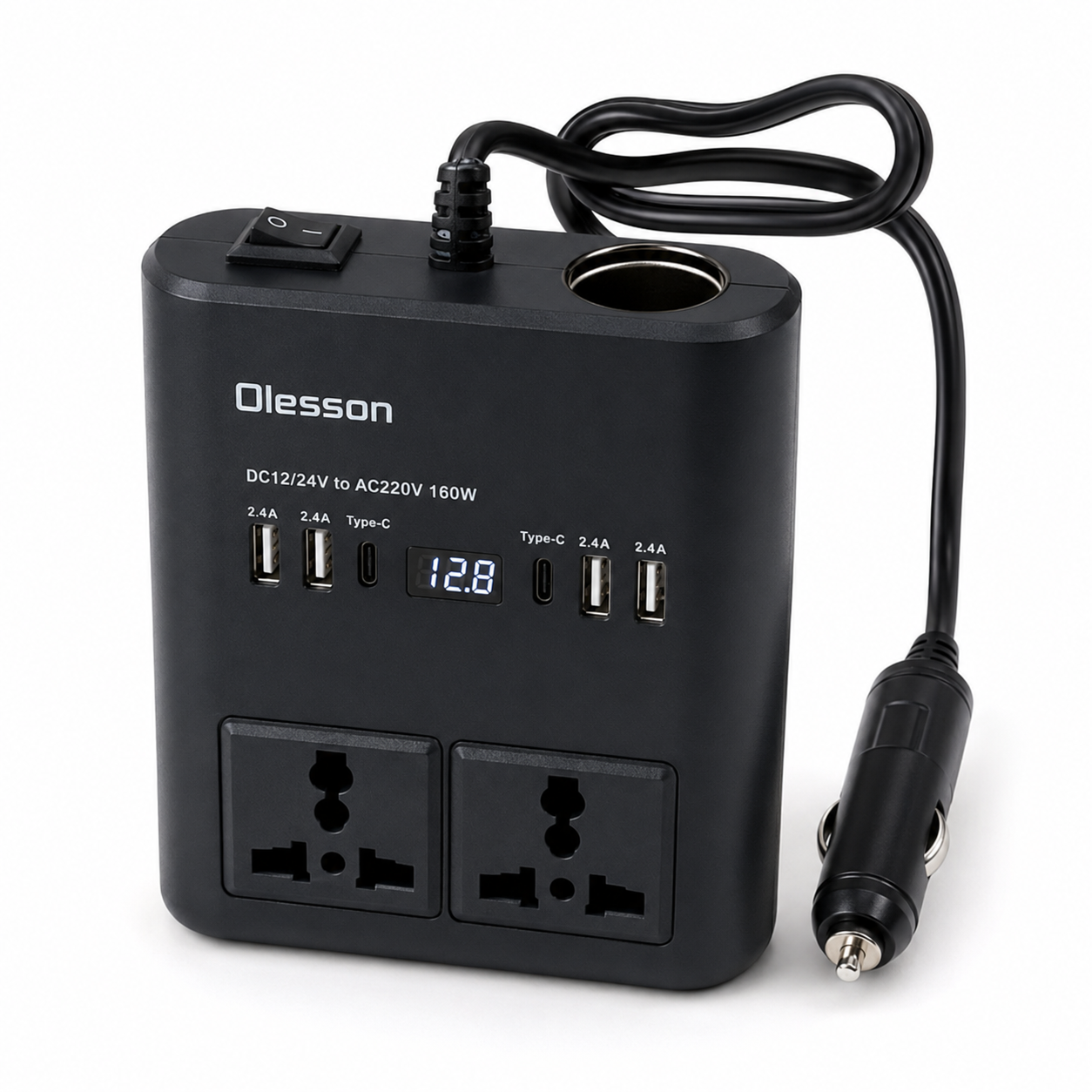 dami chocket Premium Car Power Inverter 160W - Image 1
