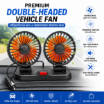 Double-Headed Vehicle Fan