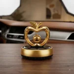 Car Solar Rotating Apple Air Freshener - Image 2