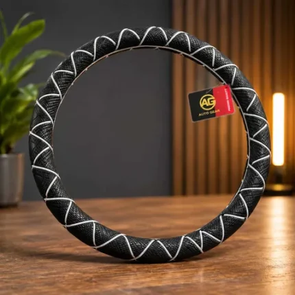 Leather Steering Wheel Cover