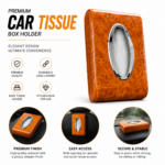 Premium Car Tissue Box Holder