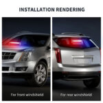 Car Police Warning Strobe Light – Red & Blue - Image 4