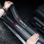  Carbon Fiber Car Door Sill Protector –4 pcs - Image 4