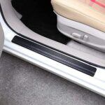  Carbon Fiber Car Door Sill Protector –4 pcs - Image 3