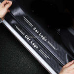  Carbon Fiber Car Door Sill Protector –4 pcs - Image 2