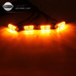 LED Car Work Light – Bright Amber Light - Image 2