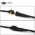 LED Car Work Light – Bright Amber Light - Image 3